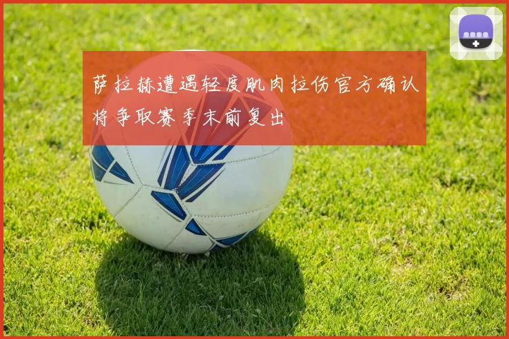 萨拉赫遭遇轻度肌肉拉伤官方确认将争取赛季末前复出